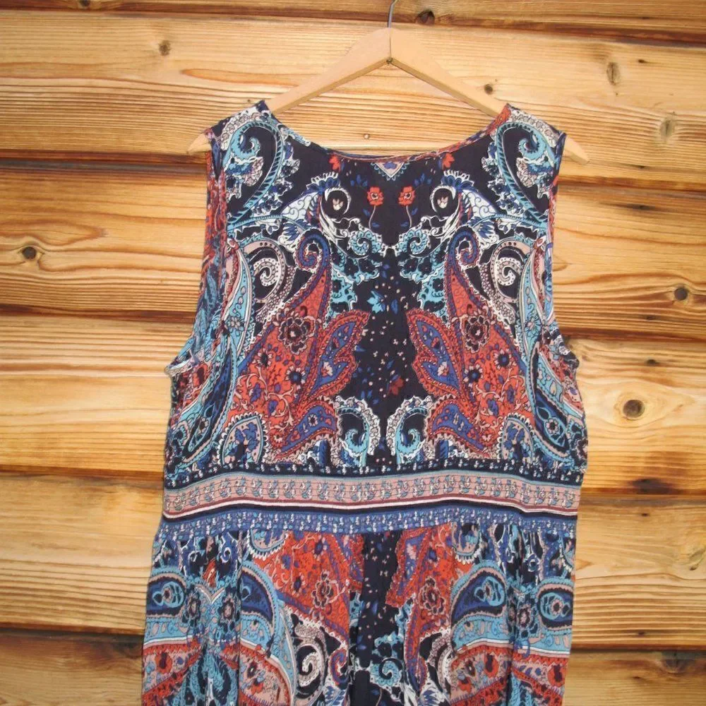 BILA Bohemian Print Maxi Dress